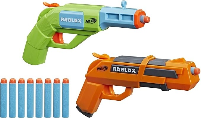 NERF NERF Roblox Jailbreak: Armory, Includes 2 Hammer-Action